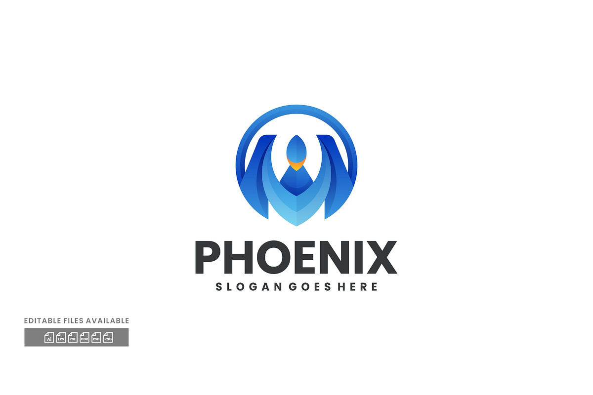 Phoenix Gradient Colorful Logo, a Branding & Logo Template by ivan_artnivora
