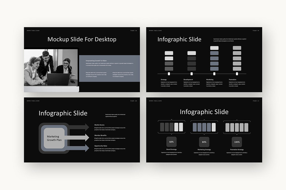 Taka : Pitch Deck Kit Google Slides, a Presentation Template by Punkl Camp (Photo 10 of 16)