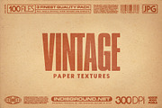 Vintage Paper Textures, a Texture Graphic by Indieground Design Inc. (Thumbnail 1 of 7)