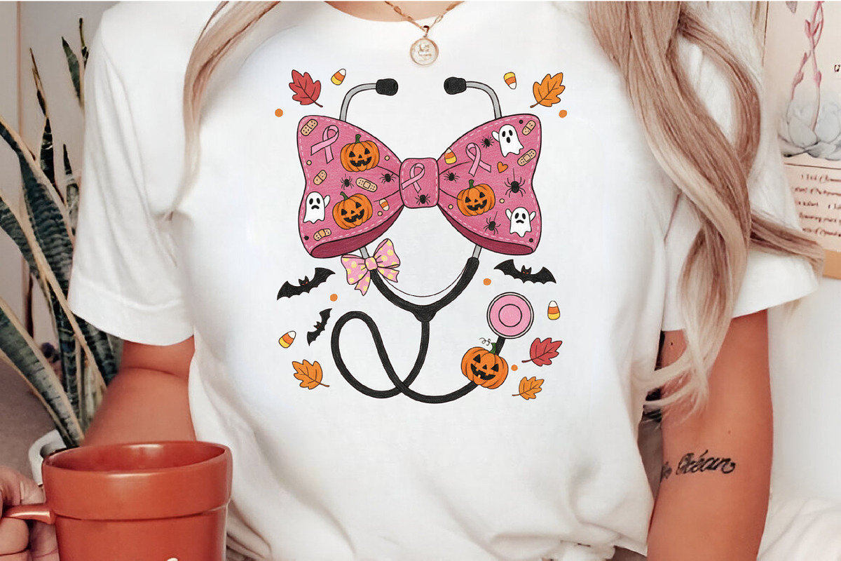 Breast Cancer Nurse Halloween, an Illustration by Craft Nest (Photo 2 of 6)