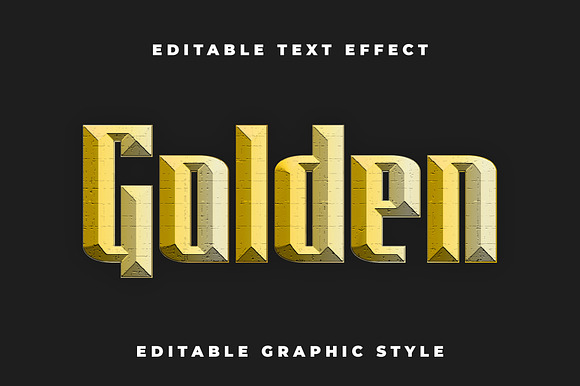 Vintage Engraved Beveled Text Effec preview 4