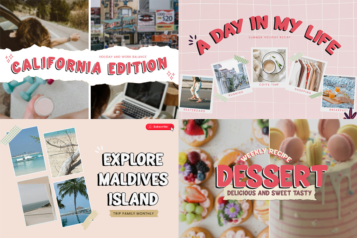 Thumbnails YouTube Font Bundle, a Sans Serif Font by Flawless And Co (Photo 3 of 11)
