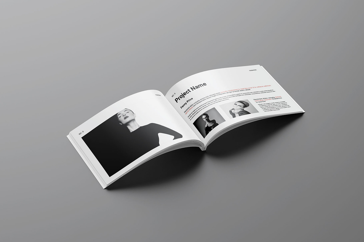 Design Portfolio Layout Landscape, a Magazine Template by Seeing-art (Photo 5 of 10)