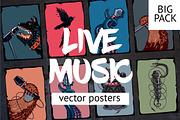 Live Music. Big pack, an Animal Illustration by ne2pi (Thumbnail 1 of 6)
