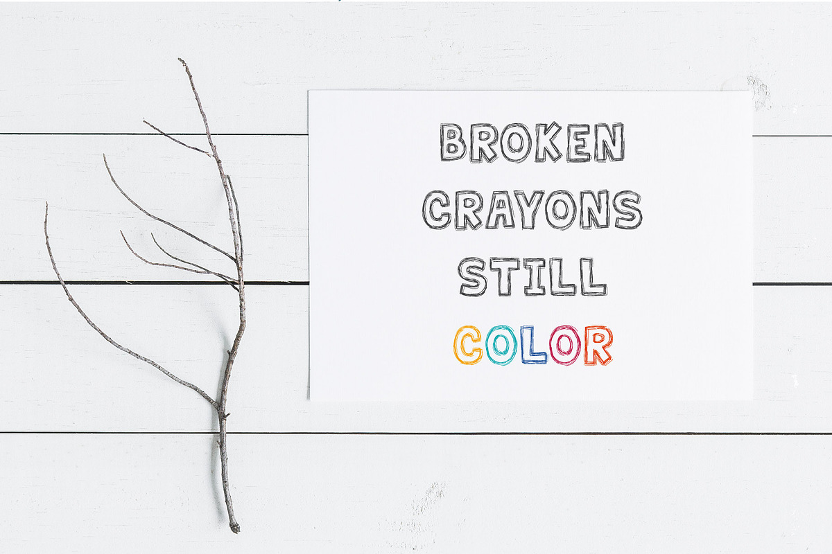 Katrin Sketch - Uppercase Font, a Sans Serif Font by Anastasiia VNSK (Photo 7 of 11)