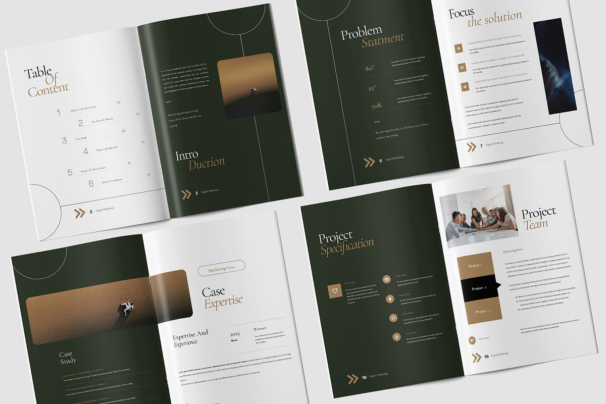 Project Digital Marketing Template, a Brochure Template by TMint Play (Photo 2 of 8)