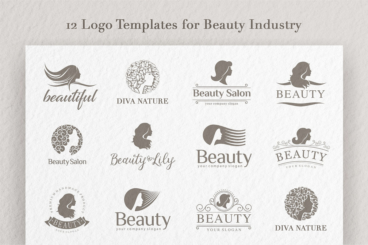 Set Beauty Salon, a Branding & Logo Template by IKarGraphics (Photo 1 of 8)