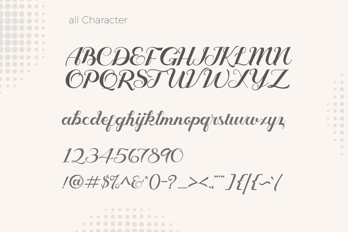 Geruthu Font preview 4
