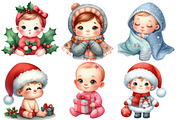 Christmas  Babies PNG Clipart, an Illustration by Designworld (Thumbnail 2 of 6)