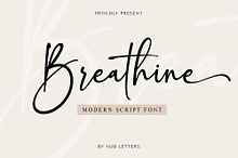 Breathine | Modern Script