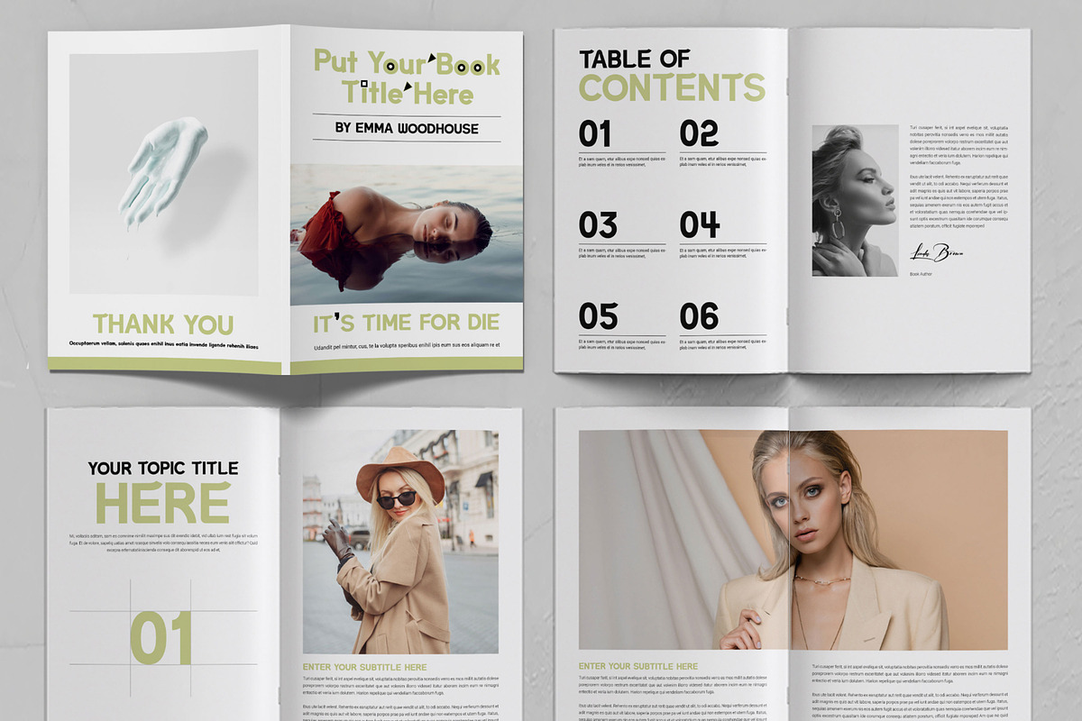 Book Title Here Design Template, a Magazine Template by ContestDesign (Photo 2 of 4)