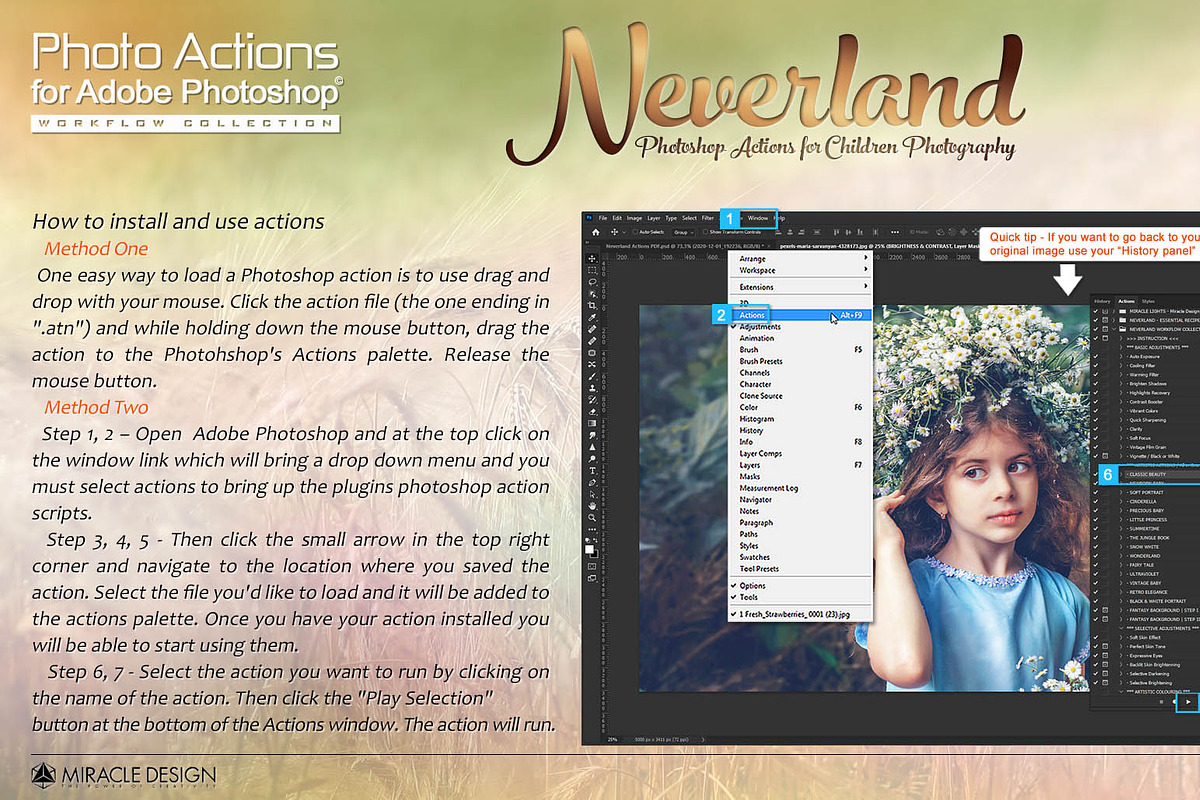 Actions for Photoshop / Neverland, an Action Add-On by Miracle_Design (Photo 24 of 24)