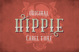 Hippie Modern Label Typeface