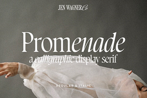 Promenade A Calligraphic Serif