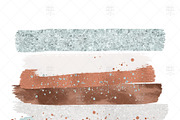 Marble Rose Gold Brush Strokes, an Illustration by Frou Fou Craft (Thumbnail 3 of 3)
