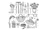 Garden sketches, an Illustration by Elina_Li (Thumbnail 4 of 15)