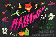 Halloween Icons and Posters, a Decorative Illustration by Moonery's (Thumbnail 1 of 9)