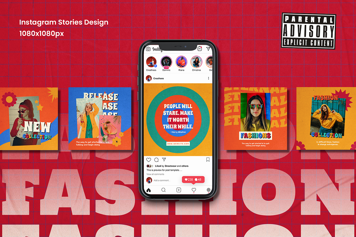 Ceresa Instragram Template, a Social Media Template by Creatchees.std (Photo 3 of 5)