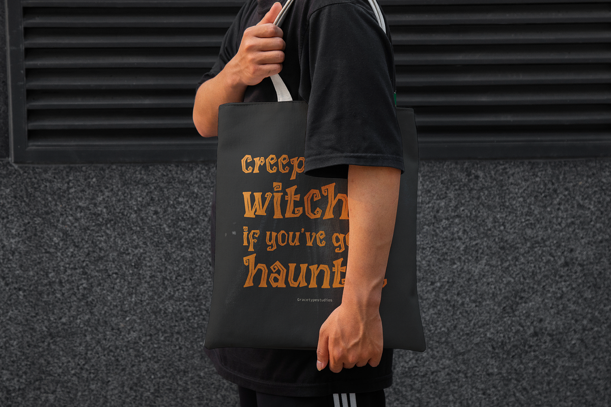 Keramat | Display Horror Font, a Handwritten Font by gracetype_studio (Photo 9 of 12)