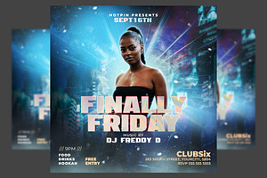 Club Party Flyer Template, a Flyer Template by Hotpin
