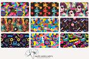 70 retro music seamless pattern, a Pattern Graphic by Poppy Lane Studio (Thumbnail 8 of 10)