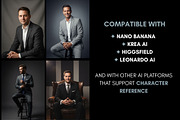 22 Business Man Headshot Prompts, a Business Photo by Selenique Studio (Thumbnail 5 of 10)