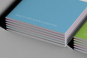 Stacked Brochure Mockup Kit 11 Views, a Books & Magazine Mockup by Illusiongraphic (Thumbnail 27 of 28)