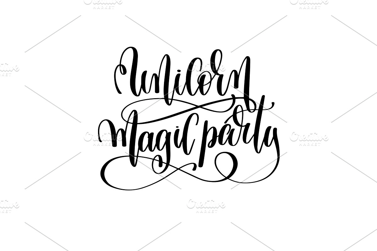 25 UNICORN QUOTES + 9 POSTERS, a Decorative Illustration by karakotsya (Photo 3 of 14)