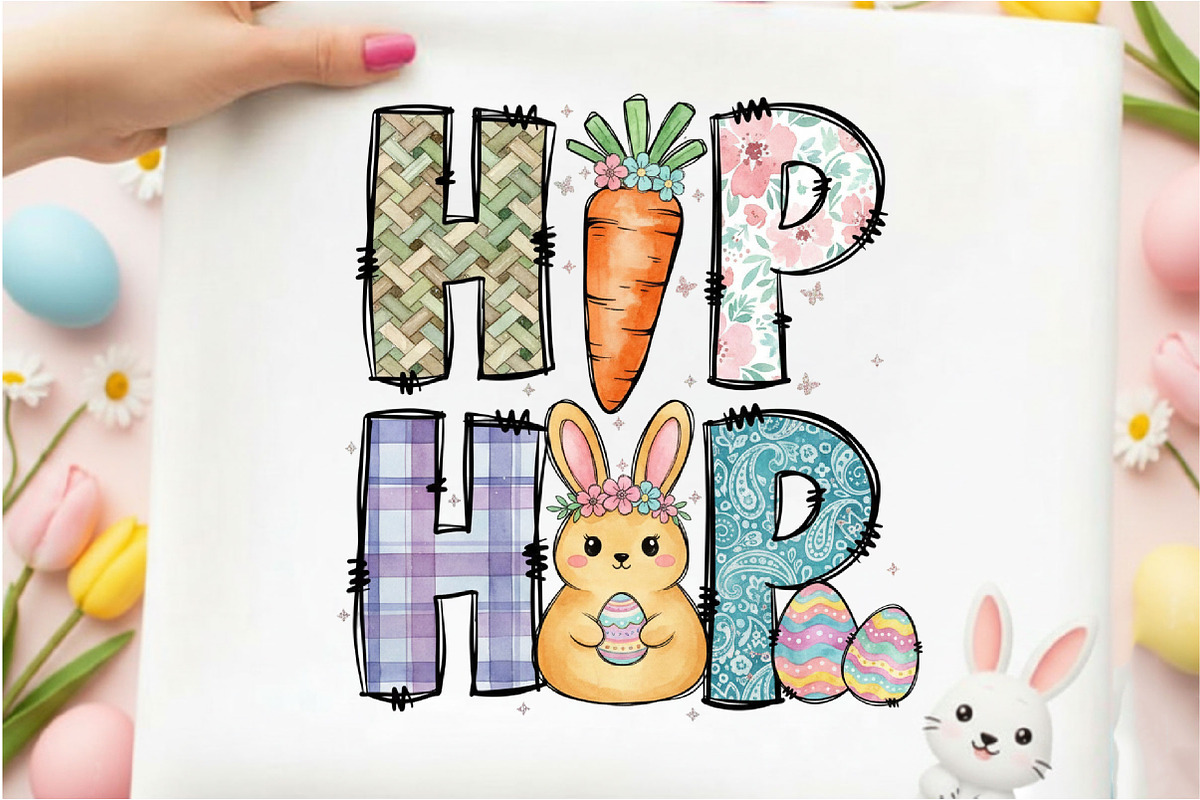 Easter Sublimation PNG, a Seasonal Illustration by Designking (Photo 1 of 6)