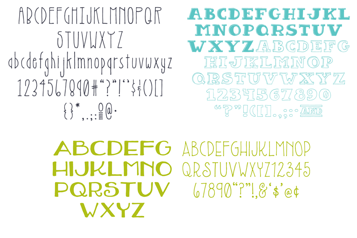 Mini Font Bundle, a Font by Denise Chandler (Photo 10 of 10)