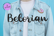 Belorian, a Script Font by Larin Type Co. (Thumbnail 1 of 7)