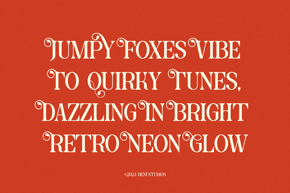Blind Hojil | Display Serif Font, a Serif Font by Denustudios (Photo 7 of 14)