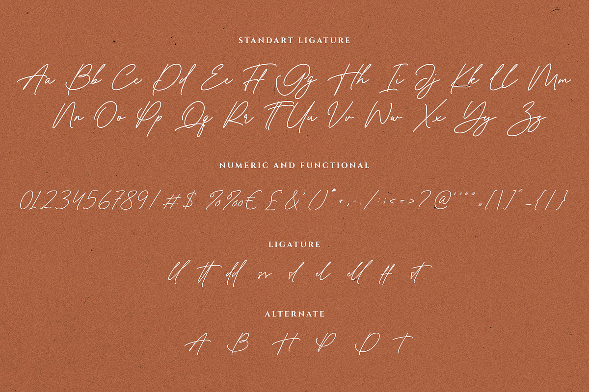 Bella Hestina Handwritten Font, a Handwritten Font by RantautypeStudio (Photo 14 of 15)