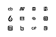 120 Simple Logos, a Branding & Logo Template by hellothere (Thumbnail 6 of 11)