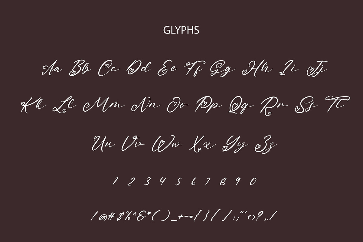 Velyta Modern Typeface, a Script Font by Formatika Studio (Photo 6 of 6)