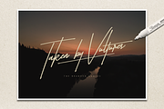 Taken by Vultures (Script), a Script Font by The Branded Quotes (Thumbnail 1 of 7)