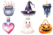 Coquette Sparkly Halloween Clipart, an Illustration by Dream Creation (Thumbnail 5 of 6)
