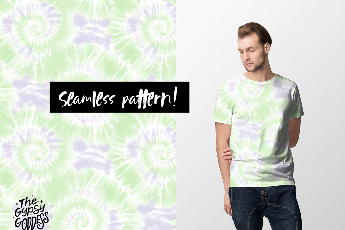Sale: Pastel Tie-Dye Seamless Bundle, a Pattern Graphic by The Gypsy Goddess (Photo 38 of 48)