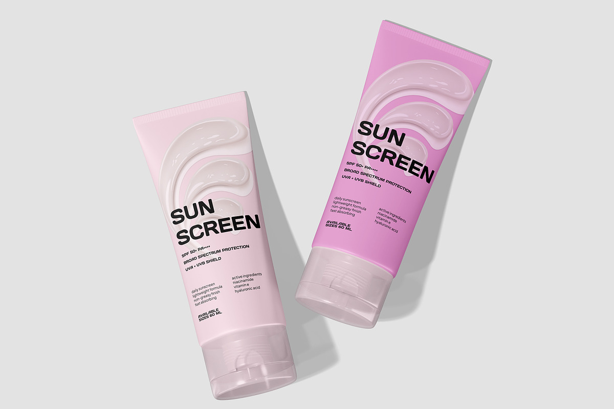 Sunscreen Mockup, a Packaging Mockup by Permadi Creative (Photo 5 of 5)