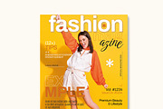 Fashion Magazine Cover Template, a Magazine Template by MightyDesign (Thumbnail 4 of 8)