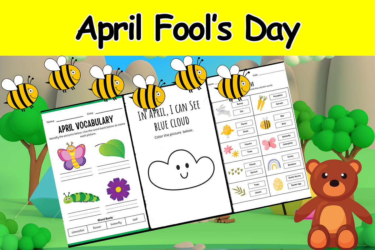 April Fools Day Activities, Writing, a Templates & Theme by Premium Digital Templates (Photo 1 of 3)
