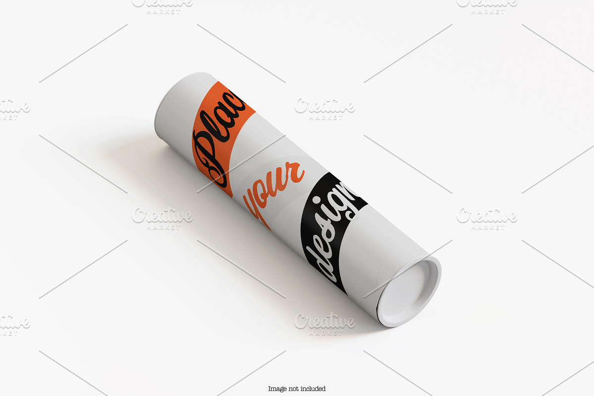 Paper tube packaging mockup bundles, a Packaging Mockup by Ambo Ampeng (Photo 11 of 32)