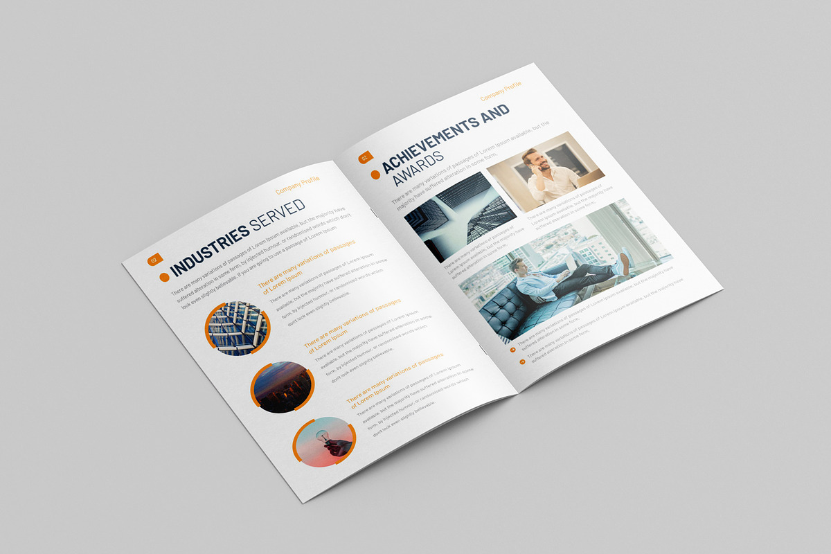 Editable Company Profile Brochure, a Brochure Template by Kazi Hossain (Photo 7 of 7)