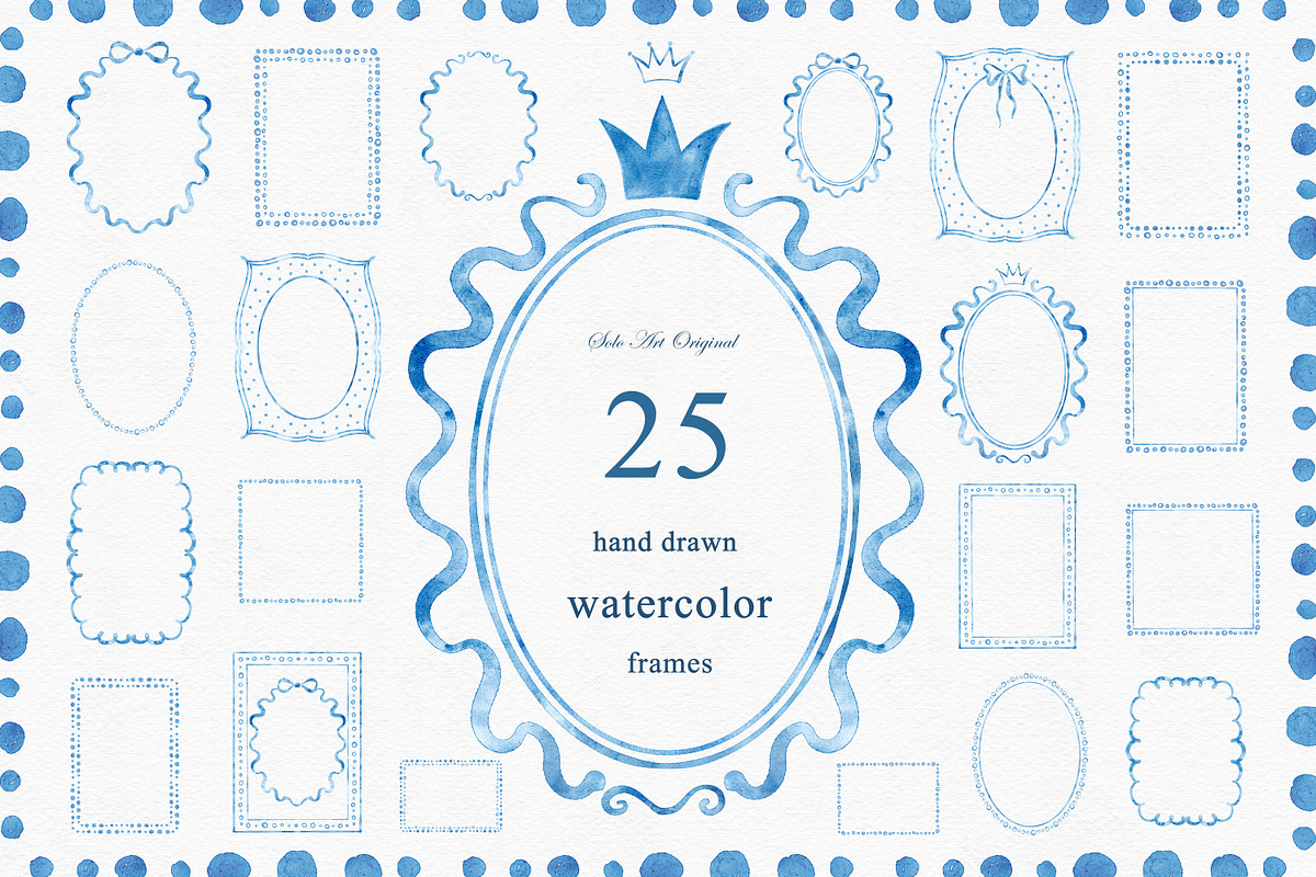 Frames Baby Shower Blue Clipart, an Object Graphic by Solo Art Original (Photo 1 of 10)