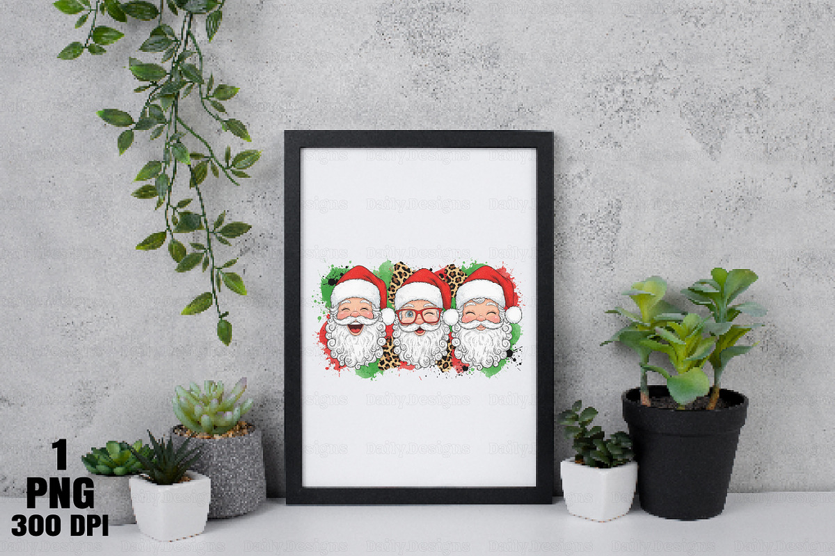 Preppy Brushstroke Christmas Santa P, an Illustration by Daily.Designs (Photo 2 of 10)