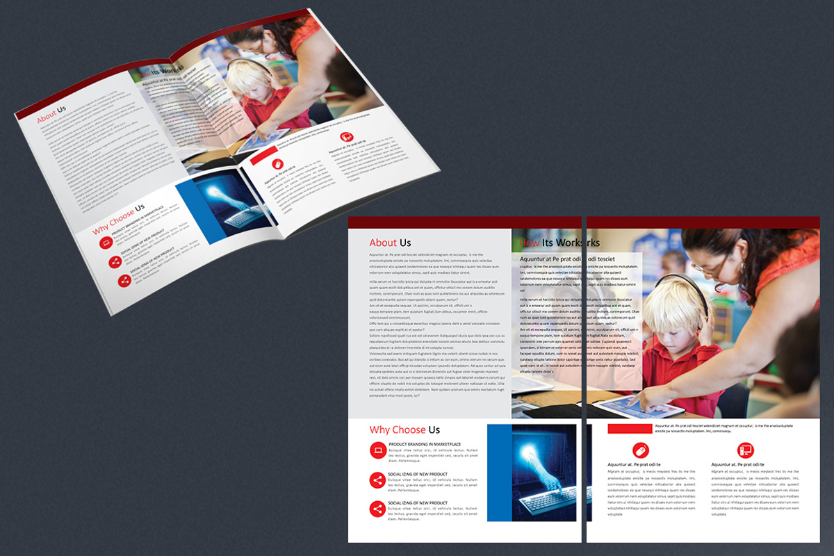 Technology Brochure Catalog, a Brochure Template by artico (Photo 4 of 7)