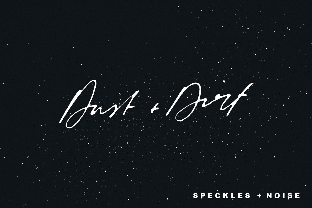 Dust + Dirt | Speckles + Noise, a Texture Graphic by Heart + Soul Studios (Photo 1 of 7)