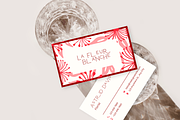 Floral Business Card Template Canva, a Business Card Template by LePosey Studio (Thumbnail 5 of 7)