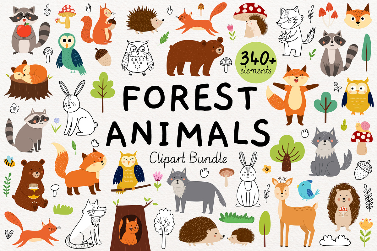 Kids Clipart Mega Bundle, an Education Illustration by Gulnara Sabirova (Photo 3 of 23)
