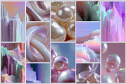 Silk, Crystals & Glitch Collection, an Abstract Photo by AI Petr Creative Agency (Thumbnail 3 of 7)